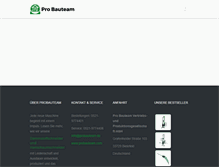 Tablet Screenshot of probauteam.com